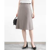 メランジ調セミフレアースカート/セットアップ対応/洗える | MK MICHEL KLEIN | 詳細画像7 