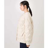 ノーカラーミドル丈ダウンコート | MK MICHEL KLEIN | 詳細画像11 