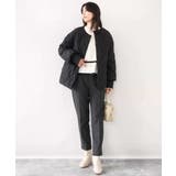 ノーカラーミドル丈ダウンコート | MK MICHEL KLEIN | 詳細画像5 