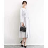 スムースダンボール タックワンピース/洗える | MK MICHEL KLEIN | 詳細画像10