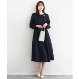 スムースダンボール タックワンピース/洗える | MK MICHEL KLEIN | 詳細画像7