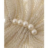 ラメラッセルパール調モチーフストール | a.v.v【WOMEN】 | 詳細画像4 