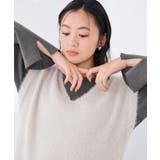 2SET フェザー ベスト × リブニット ワンピース | a.v.v【WOMEN】 | 詳細画像8 