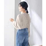 フリルネックボウタイブラウス | a.v.v【WOMEN】 | 詳細画像15 