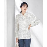 フリルネックボウタイブラウス | a.v.v【WOMEN】 | 詳細画像3 