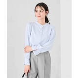 ライトブルー | 2WAYスタンドネックブラウス | a.v.v【WOMEN】