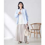 バックタックデザインシャツ | a.v.v【WOMEN】 | 詳細画像16 