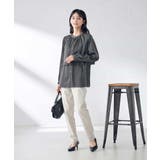 【前後2WAY】レイヤード風サテンブラウス | a.v.v【WOMEN】 | 詳細画像14 