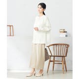 【前後2WAY】レイヤード風サテンブラウス | a.v.v【WOMEN】 | 詳細画像26 