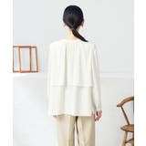 【前後2WAY】レイヤード風サテンブラウス | a.v.v【WOMEN】 | 詳細画像37 