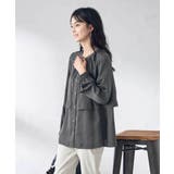 【前後2WAY】レイヤード風サテンブラウス | a.v.v【WOMEN】 | 詳細画像9 