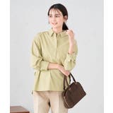 【防シワ】スキッパーシャツ | a.v.v【WOMEN】 | 詳細画像2 