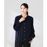 【洗える】サテンギャザーブラウス | a.v.v【WOMEN】 | 詳細画像10 