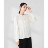 【洗える】サテンギャザーブラウス | a.v.v【WOMEN】 | 詳細画像19 