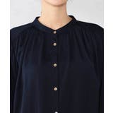 【洗える】サテンギャザーブラウス | a.v.v【WOMEN】 | 詳細画像28 