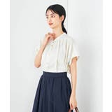 【接触冷感/UVカット/吸水速乾/イージーケア/洗える】サテンギャザーブラウス | a.v.v【WOMEN】 | 詳細画像20 