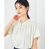 【接触冷感/UVカット/吸水速乾/イージーケア/洗える】サテンギャザーブラウス | a.v.v【WOMEN】 | 詳細画像22 