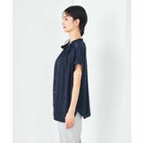 【接触冷感/UVカット/吸水速乾/イージーケア/洗える】サテンギャザーブラウス | a.v.v【WOMEN】 | 詳細画像38 