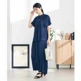 【洗える/イージーケア】サテンフリルネックブラウス | a.v.v【WOMEN】 | 詳細画像11 