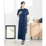 【洗える/イージーケア】サテンフリルネックブラウス | a.v.v【WOMEN】 | 詳細画像14 