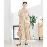 【洗える/イージーケア】サテンフリルネックブラウス | a.v.v【WOMEN】 | 詳細画像18 