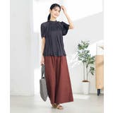 【洗える/イージーケア】サテンフリルネックブラウス | a.v.v【WOMEN】 | 詳細画像30 