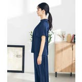 【洗える/イージーケア】サテンフリルネックブラウス | a.v.v【WOMEN】 | 詳細画像32 