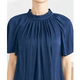 【洗える/イージーケア】サテンフリルネックブラウス | a.v.v【WOMEN】 | 詳細画像34 