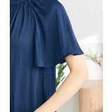 【洗える/イージーケア】サテンフリルネックブラウス | a.v.v【WOMEN】 | 詳細画像35 