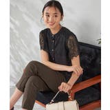 ダークグレー(WEB限定) | レースヨークブラウス | a.v.v【WOMEN】