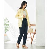 【洗える/イージーケア/接触冷感/毛玉になりにくい】バックタックシアーシャツ | a.v.v【WOMEN】 | 詳細画像13 
