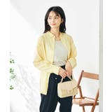 【洗える/イージーケア/接触冷感/毛玉になりにくい】バックタックシアーシャツ | a.v.v【WOMEN】 | 詳細画像16 