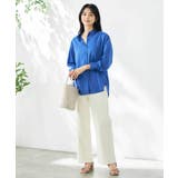 【洗える/イージーケア/接触冷感/毛玉になりにくい】バックタックシアーシャツ | a.v.v【WOMEN】 | 詳細画像18 
