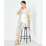 【洗える/イージーケア/接触冷感/毛玉になりにくい】バックタックシアーシャツ | a.v.v【WOMEN】 | 詳細画像30 