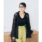 ブラック | レースシャツ | a.v.v【WOMEN】