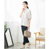 フリルネックボウタイブラウス | a.v.v【WOMEN】 | 詳細画像15 