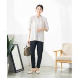 フリルネックボウタイブラウス | a.v.v【WOMEN】 | 詳細画像16 