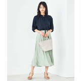 フリルネックボウタイブラウス | a.v.v【WOMEN】 | 詳細画像5 