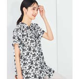 花柄ギャザーブラウス | a.v.v【WOMEN】 | 詳細画像2 