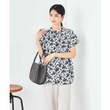 花柄ギャザーブラウス | a.v.v【WOMEN】 | 詳細画像3 