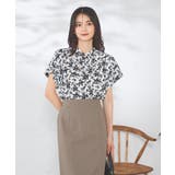 花柄ギャザーブラウス | a.v.v【WOMEN】 | 詳細画像9 