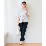 ［支持率NO.1/接触冷感/速乾/UVカット/イージーケア］浅Vネックブラウス | a.v.v【WOMEN】 | 詳細画像14 