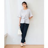 ［支持率NO.1/接触冷感/速乾/UVカット/イージーケア］浅Vネックブラウス | a.v.v【WOMEN】 | 詳細画像17 