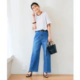 ［支持率NO.1/接触冷感/速乾/UVカット/イージーケア］浅Vネックブラウス | a.v.v【WOMEN】 | 詳細画像19 