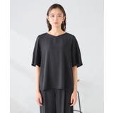 ［支持率NO.1/接触冷感/速乾/UVカット/イージーケア］浅Vネックブラウス | a.v.v【WOMEN】 | 詳細画像22 