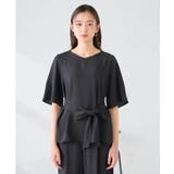 ［支持率NO.1/接触冷感/速乾/UVカット/イージーケア］浅Vネックブラウス | a.v.v【WOMEN】 | 詳細画像29 