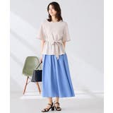 ［支持率NO.1/接触冷感/速乾/UVカット/イージーケア］浅Vネックブラウス | a.v.v【WOMEN】 | 詳細画像7 