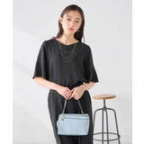 ブラック | ［支持率NO.1/接触冷感/速乾/UVカット/イージーケア］浅Vネックブラウス | a.v.v【WOMEN】