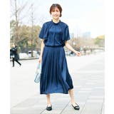 エアリーサテンシャーリングネックブラウス | a.v.v【WOMEN】 | 詳細画像24 