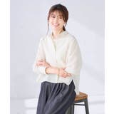 【洗える】クロップド丈セミシアーシャツ | a.v.v【WOMEN】 | 詳細画像30 